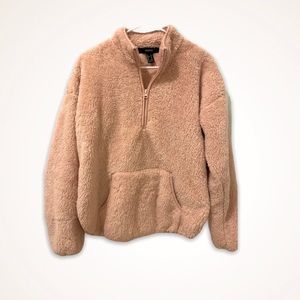 Forever 21 Subtle Peach Faux Fur Pullover